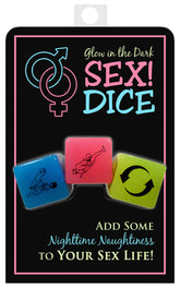 Glow In The Dark Sex Dice Set for Couples Fun Games